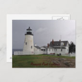 Pemaquid Point Lighthouse, Maine Briefkaart (Voorkant / Achterkant)