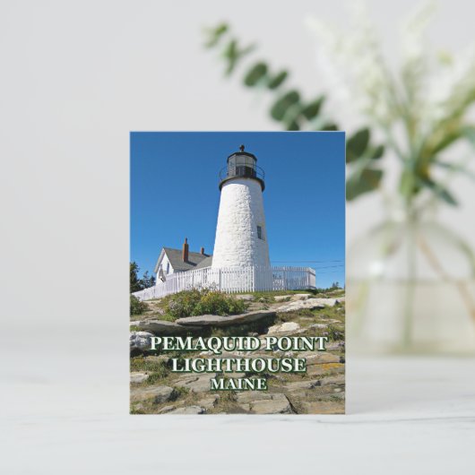 Pemaquid Point Lighthouse, Maine Briefkaart (Staand voorkant)