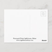 Pemaquid Point Lighthouse, Maine Briefkaart (Achterkant)