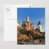 Pemaquid Point Lighthouse, Maine Briefkaart (Voorkant / Achterkant)