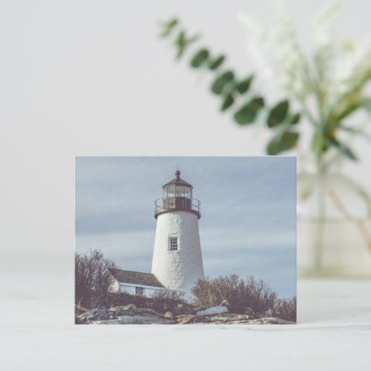 Pemaquid Point Lighthouse Maine Coast Briefkaart (Staand voorkant)