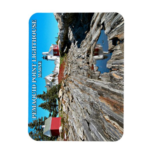 Pemaquid Point Lighthouse, Maine Magneet (Verticaal)