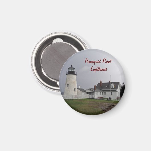 Pemaquid Point Lighthouse, Maine Magneet (Voorkant / Achterkant)