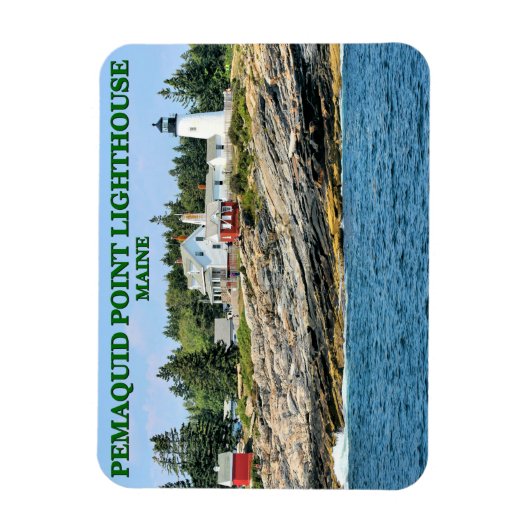 Pemaquid Point Lighthouse, Maine Magnet Magneet (Verticaal)