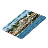 Pemaquid Point Lighthouse, Maine Magnet Magneet (Linkerzijde)