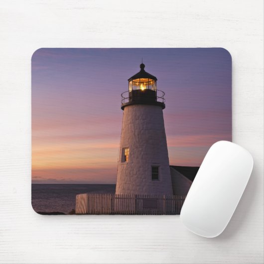 Pemaquid Point Lighthouse, Maine Muismat (Met muis)