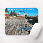Pemaquid Point Lighthouse, Maine Muismat (Met muis)