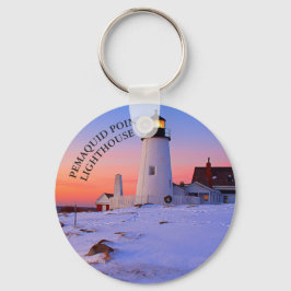Pemaquid Point Lighthouse Maine Sleutelhanger