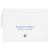 Pemaquid Point Lighthouse Maine Wenskaart (Achterkant Horizontaal)