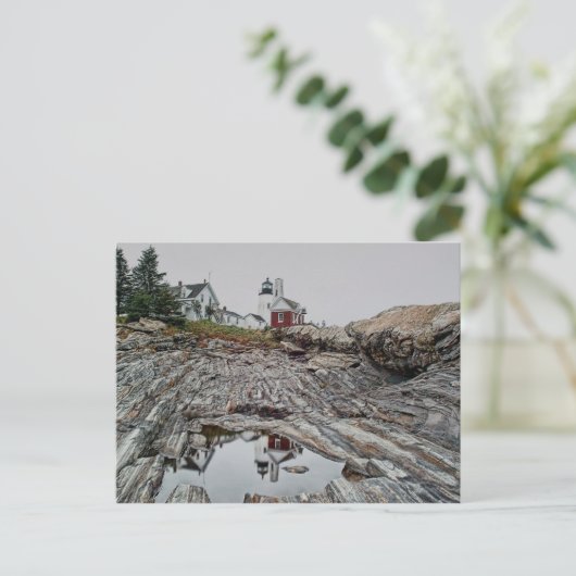 Pemaquid Point Lighthouse Postcard Briefkaart (Staand voorkant)