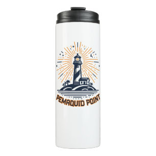 Pemaquid Point Lighthouse Zonsopgang Thermosbeker