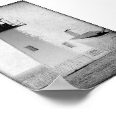 Pemaquid Point Maine Lighthouse Black and White Poster (Hoek)