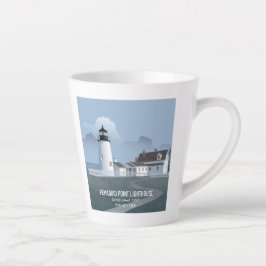 Pemaquid Point-vuurtoren Latte Mok
