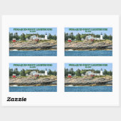 Pemaquid Point Vuurtoren, Maine Stickers (Vel)