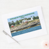 Pemaquid Point Vuurtoren, Maine Stickers (Envelop)