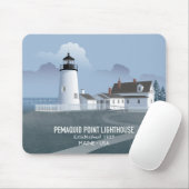 Pemaquid Point-vuurtoren Muismat (Met muis)