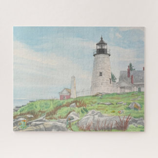 Pemaquid Point Watercolor 520-delig Puzzel