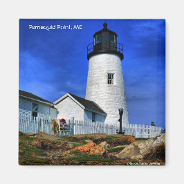 Pemaquid vuurtoren-magneet magneet