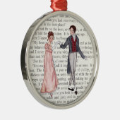 Pemberley Ball Metalen Ornament (Rechts)
