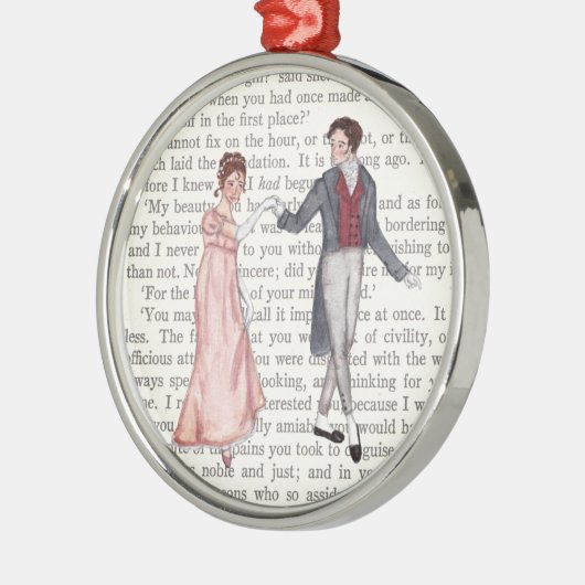 Pemberley Ball Metalen Ornament (Links)