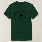 Pemberley Derbyshire Est 1813 Pride and Prejudice T-shirt (Design voorkant)
