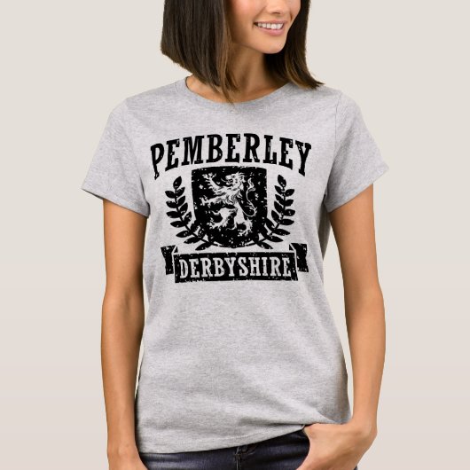 Pemberley Derbyshire T-shirt (Voorkant)