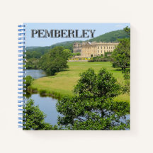 Pemberley in Derbyshire Spiral Notitieboek
