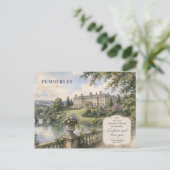 Pemberley Pride and Prejudice Jane Austen Ansichtk Briefkaart (Staand voorkant)
