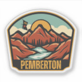 Pemberton, Brits-Columbia Sticker (Voorkant)