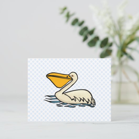 Pemberton Pelican Briefkaart (Staand voorkant)