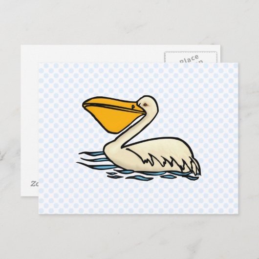 Pemberton Pelican Briefkaart (Voorkant / Achterkant)