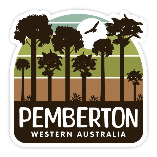 Pemberton, Sticker van Western Australië