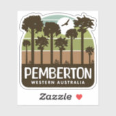 Pemberton, Sticker van Western Australië (Vel)