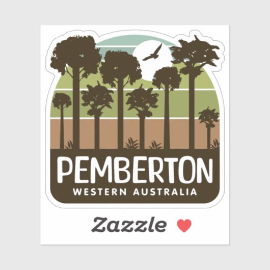Pemberton, Sticker van Western Australië (Vel)