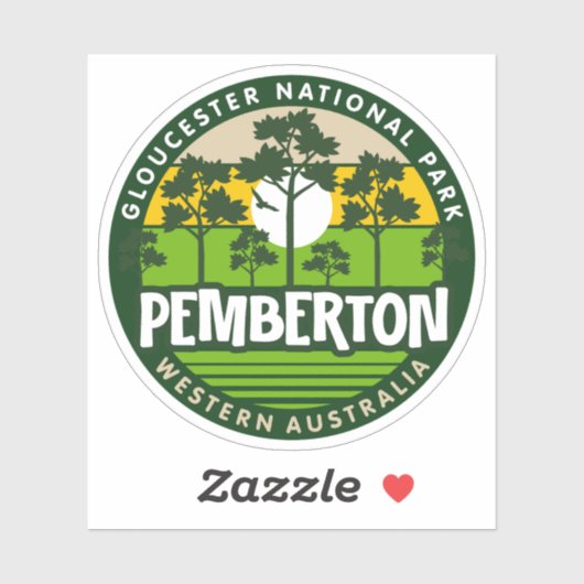 Pemberton, Sticker van Western Australië (Vel)