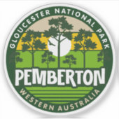 Pemberton, Sticker van Western Australië (Voorkant)