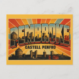 Pembroke Castle Geboorteplaats van Hendrik VII Wal Briefkaart