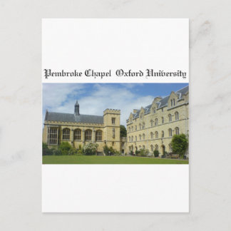 Pembroke Chapel Oxford University Briefkaart
