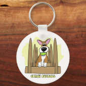 Pembroke Corgi Flyball Sleutelhanger (Voorkant)