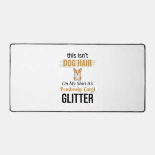 Pembroke Corgi Glitter Grappige Hond Liefhebber On Bureaumat