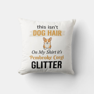 Pembroke Corgi Glitter Grappige Hond Liefhebber On Kussen