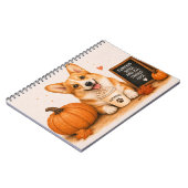 Pembroke Corgi Herfst Notitieboek (Linkerzijde)