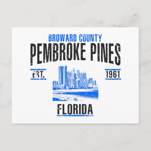 Pembroke Pines Briefkaart (Voorkant)
