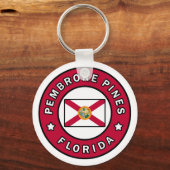 Pembroke Pines Florida Sleutelhanger (Voorkant)