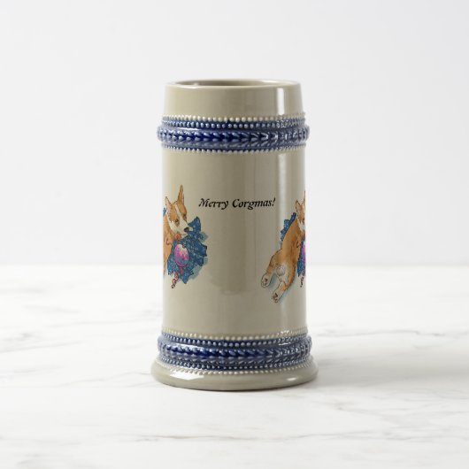 Pembroke puppy Christmas Bierpul (Center)