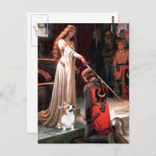 Pembroke Welsh Corgi 2 Briefkaart (Voorkant / Achterkant)