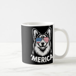 Pembroke Welsh Corgi 4 juli ‘merica Patriottisch Koffiemok