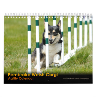 Pembroke Welsh Corgi Agility Calendar Kalender