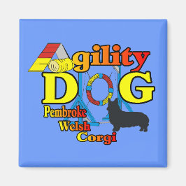 Pembroke Welsh Corgi Agility Shirten Gifts Magneet