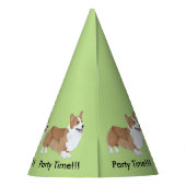 Pembroke Welsh Corgi - Birthday Feesthoedjes (Achterkant)